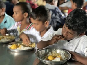 Provide meals for poor kids