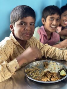 Provide meals for poor kids